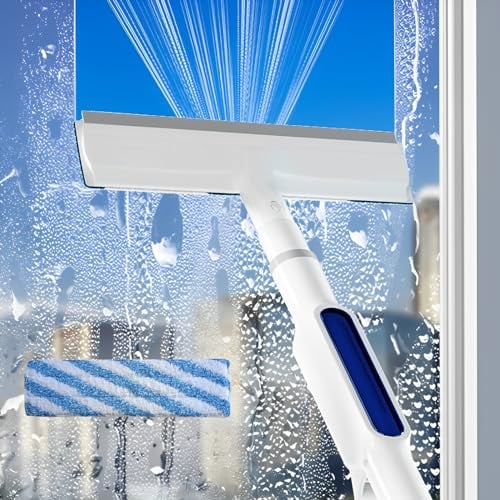 🔥 Squeegee for Window Cleaning with Spray