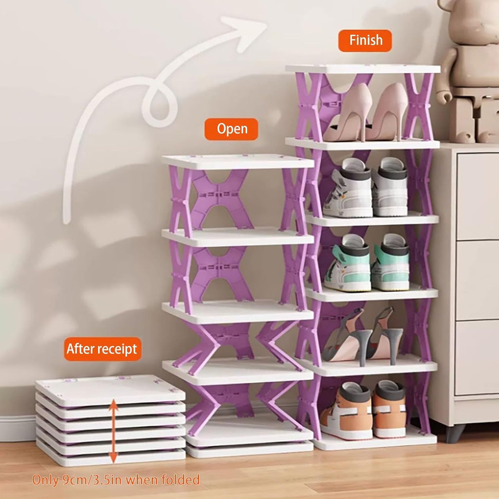 🦶Multi-Layer Installation-Free Foldable Storage Shoe Cabinet