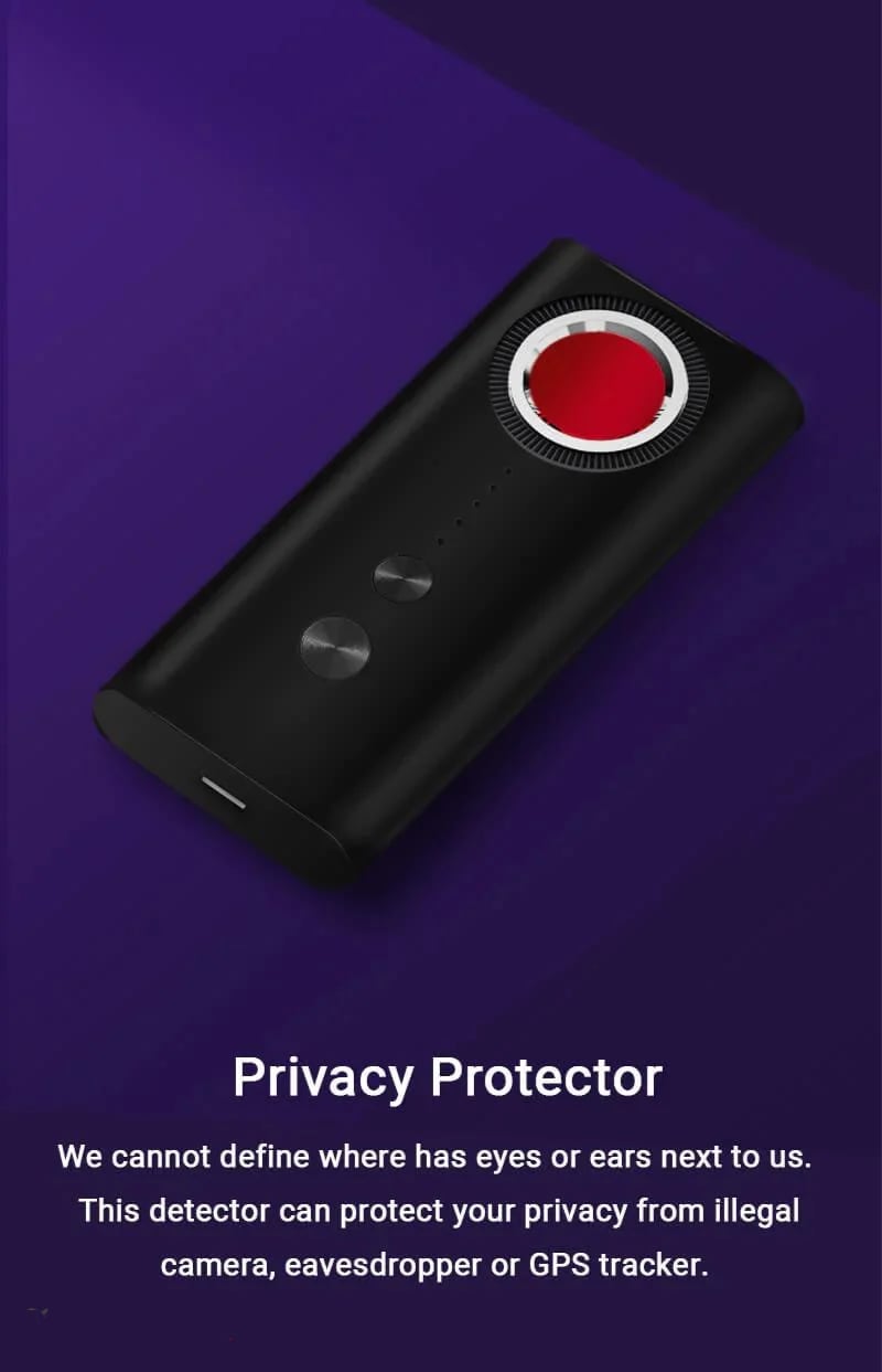Hiddentify® Hidden Camera and GPS Tracker Detector