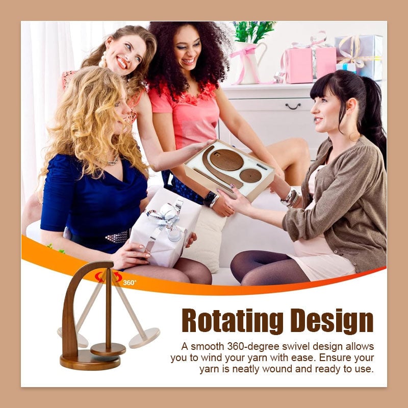 🎁🎄Wooden Yarn Spool Rack  🌟🧶