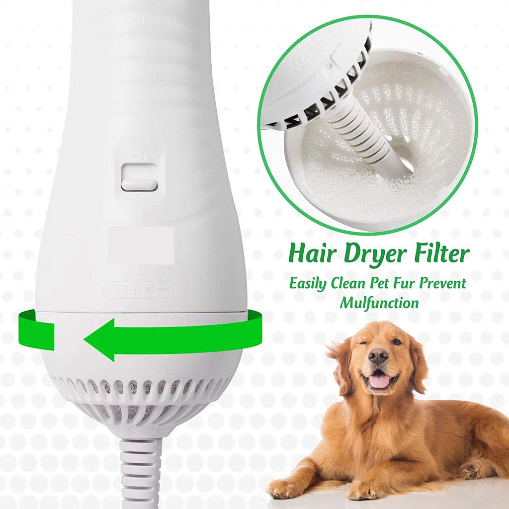 Brushy Air: 2 In 1 Dog Dryer(Send universal conversion head)