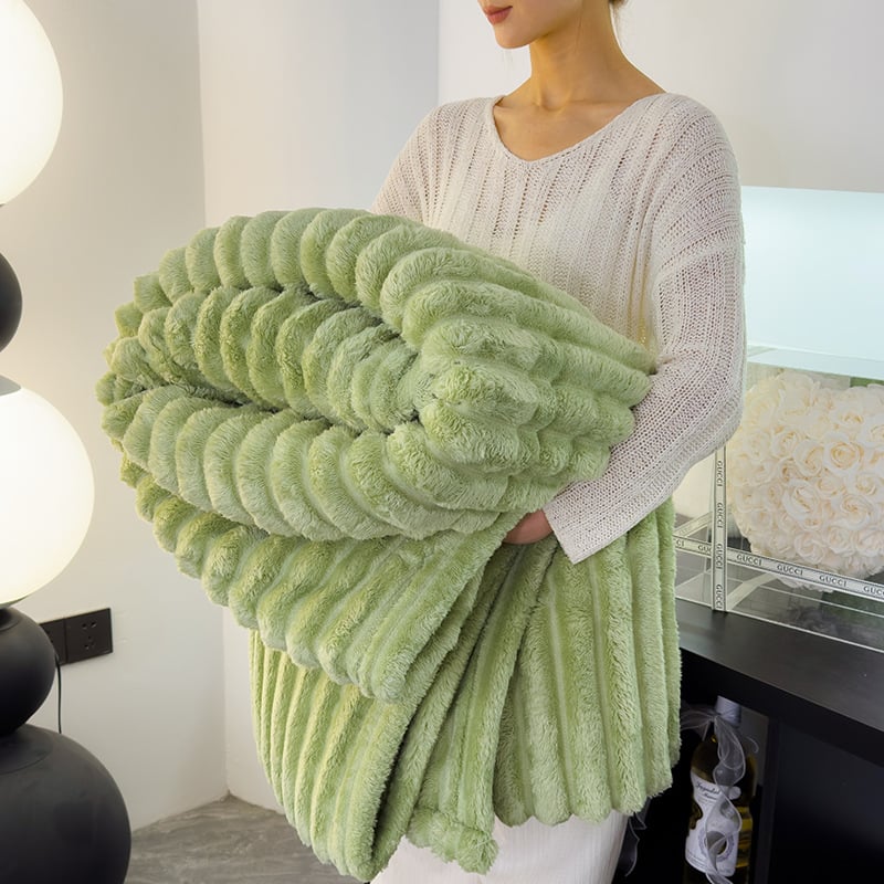 ❄️Popular thickened plush nap blanket