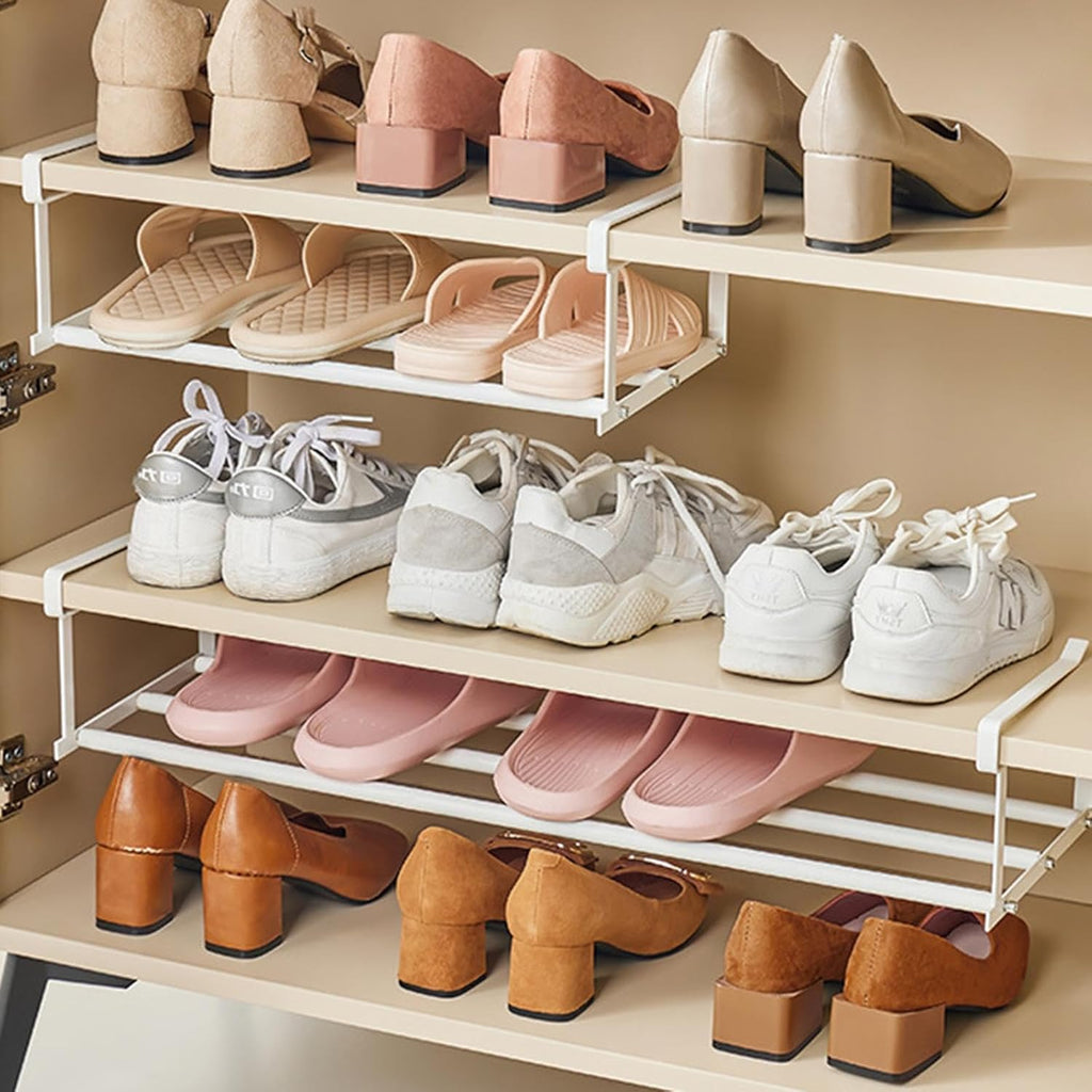 Extensible Shoe Rack Cupboard Wardrobe Organizer