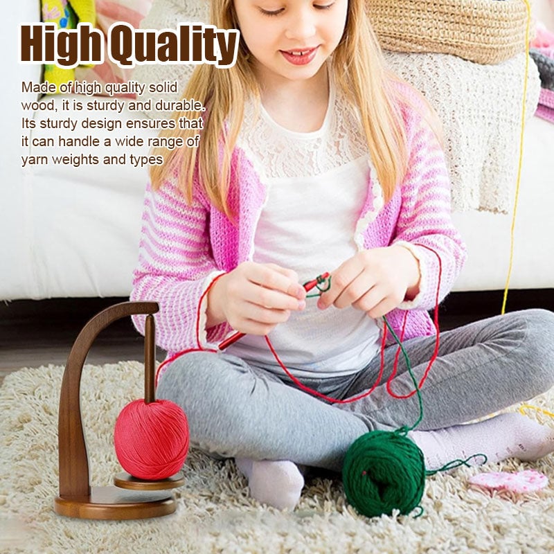 🎁🎄Wooden Yarn Spool Rack  🌟🧶