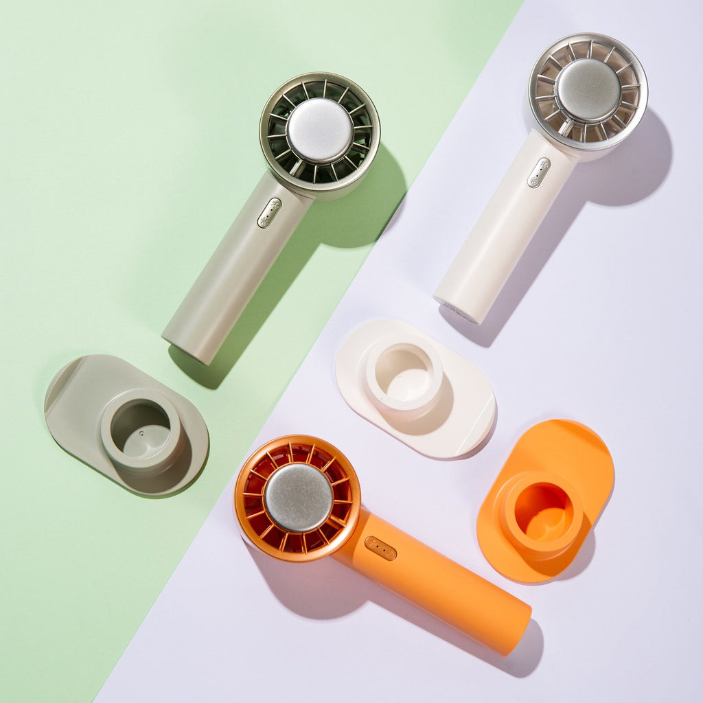 (🔥Early Mother's Day Sale- SAVE 48% OFF) -🔥-Smart Cold Compress Hand Held Fan Rechargeable Mini Portable Personal Fan