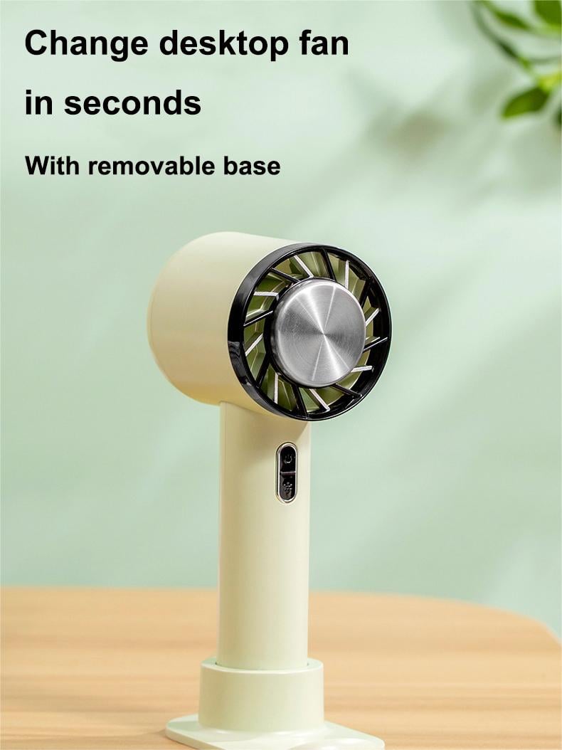 (🔥Early Mother's Day Sale- SAVE 48% OFF) -🔥-Smart Cold Compress Hand Held Fan Rechargeable Mini Portable Personal Fan