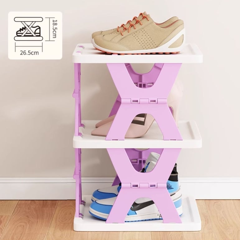 🦶Multi-Layer Installation-Free Foldable Storage Shoe Cabinet