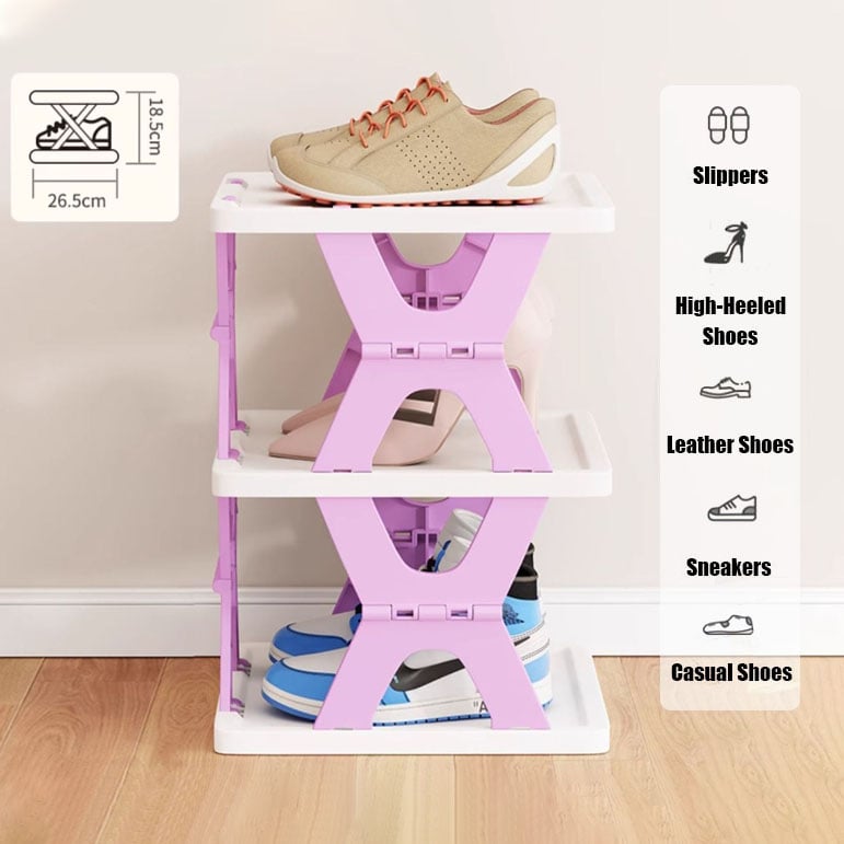 🦶Multi-Layer Installation-Free Foldable Storage Shoe Cabinet